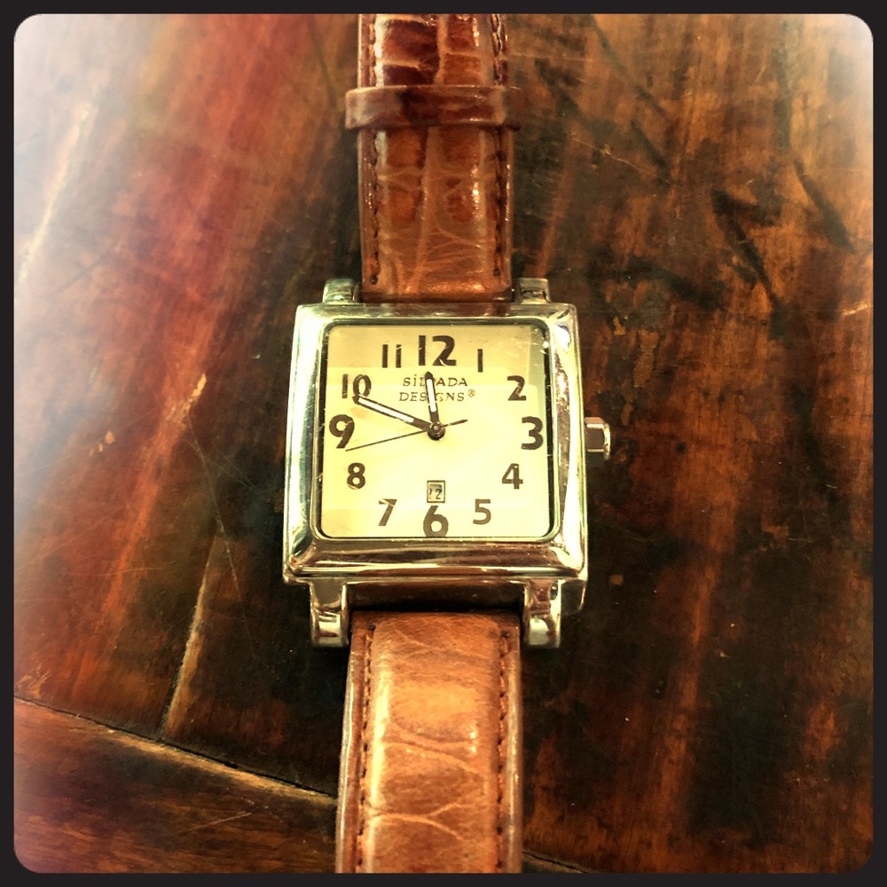 Silpada Leather band watch